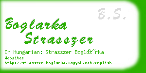 boglarka strasszer business card